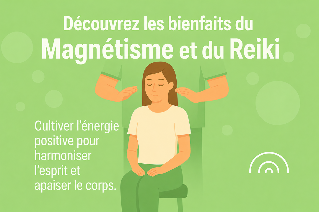 Affiche Découvrez les bienfaits du Reiki et du Magnétisme